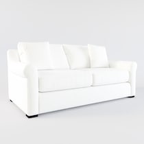 bowery white sleeper sofa web   