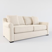 bowery white sleeper sofa web   