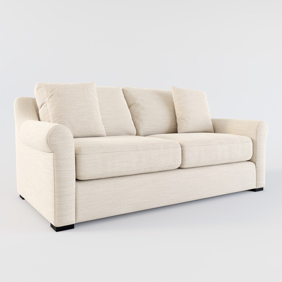 bowery white sleeper sofa web   