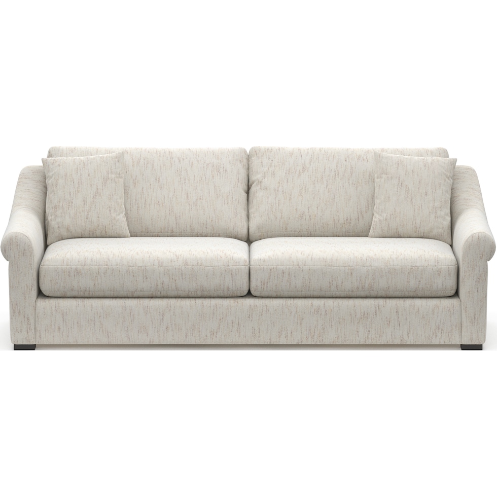 bowery white sofa   