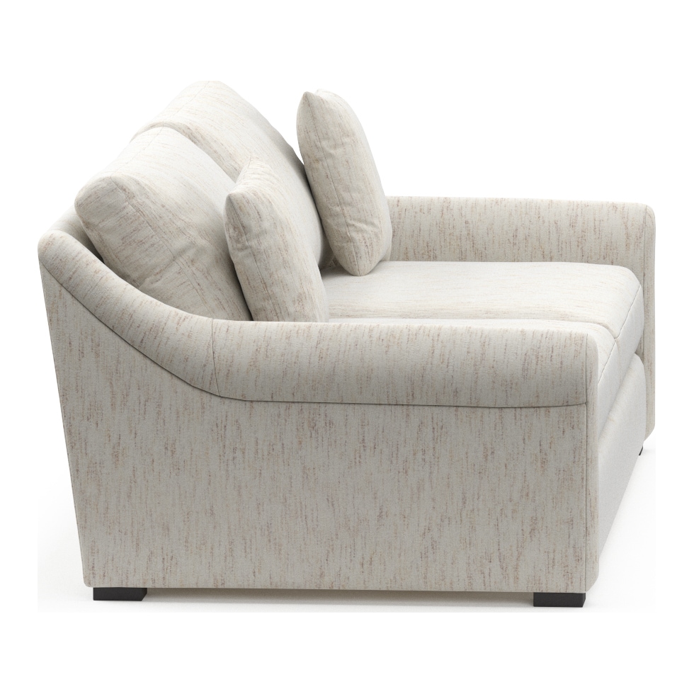 bowery white sofa   