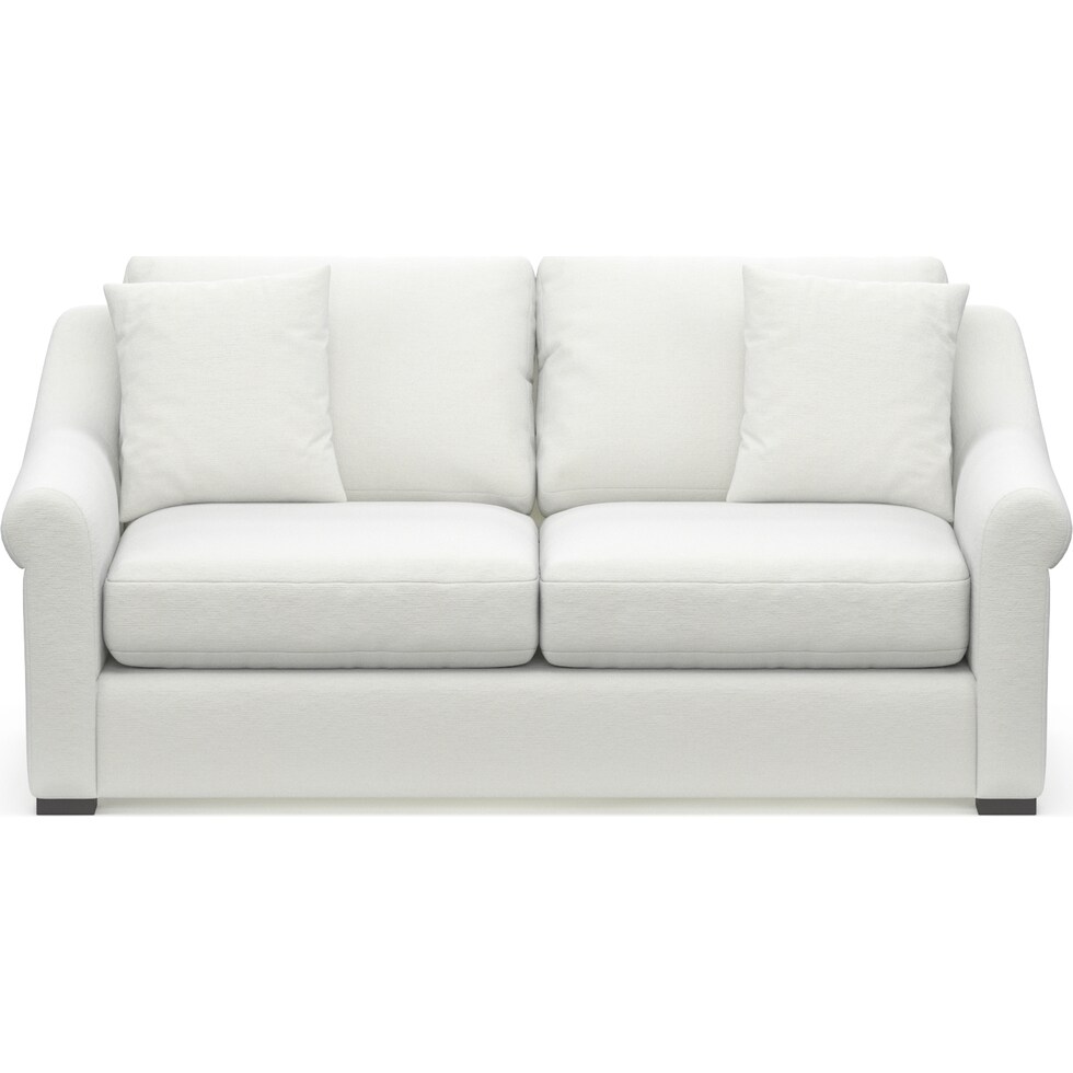 bowery white sofa   