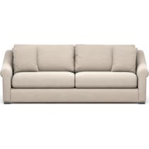 bowery white sofa   