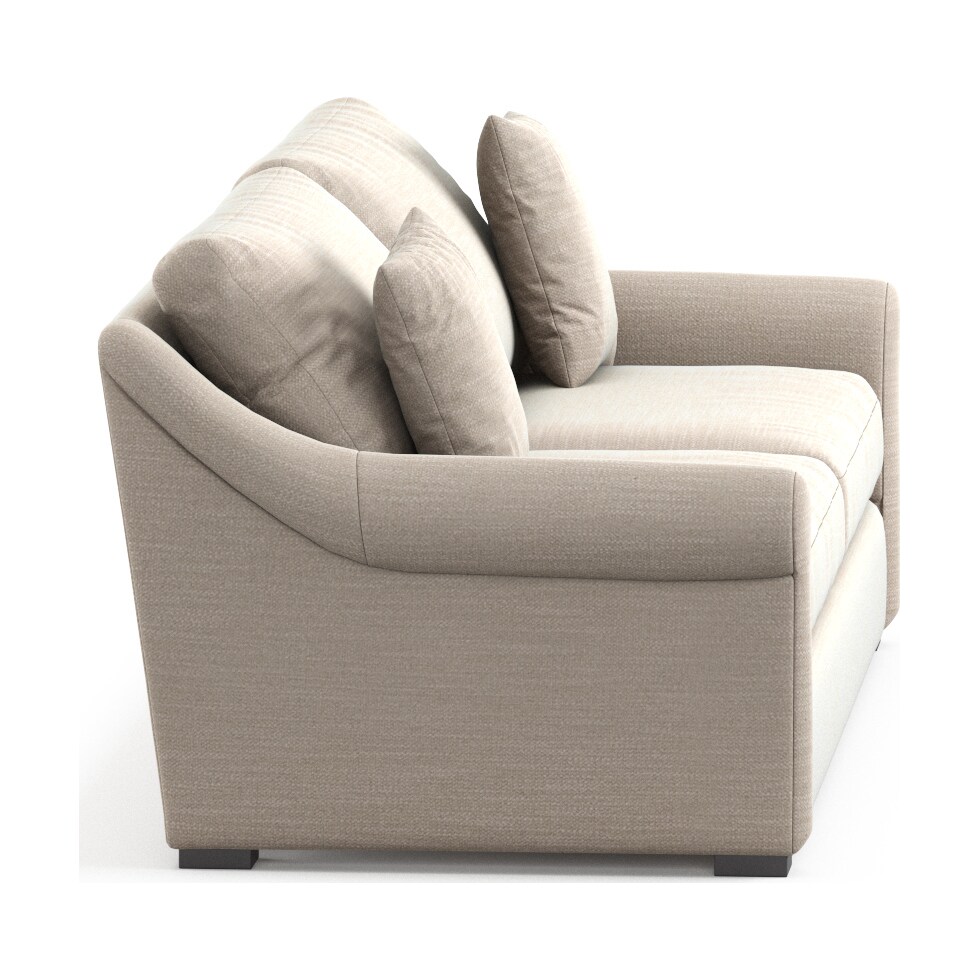 bowery white sofa   