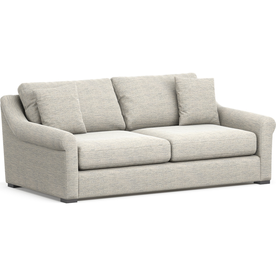 bowery white sofa   