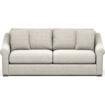 bowery white sofa   