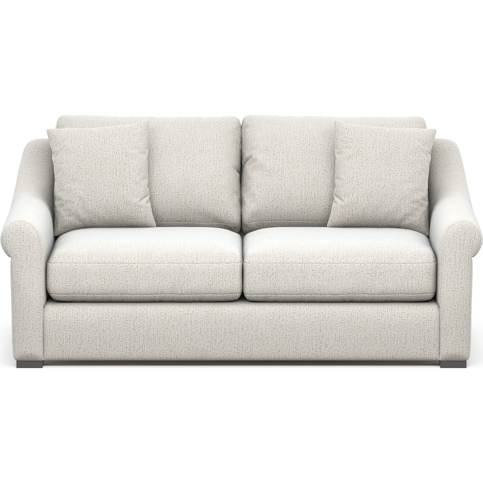 bowery white sofa   