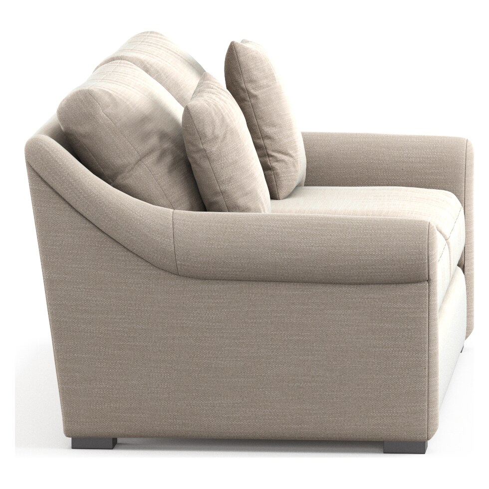 bowery white sofa   