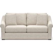 bowery white sofa   