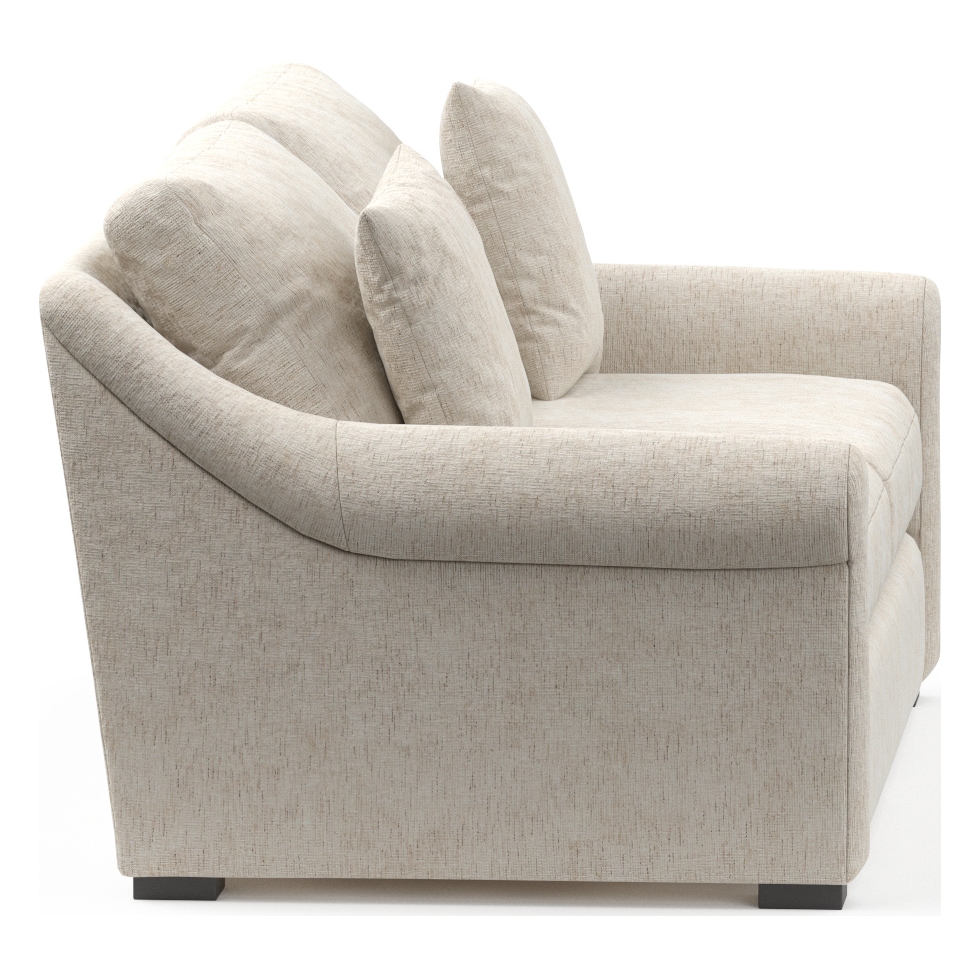 bowery white sofa   
