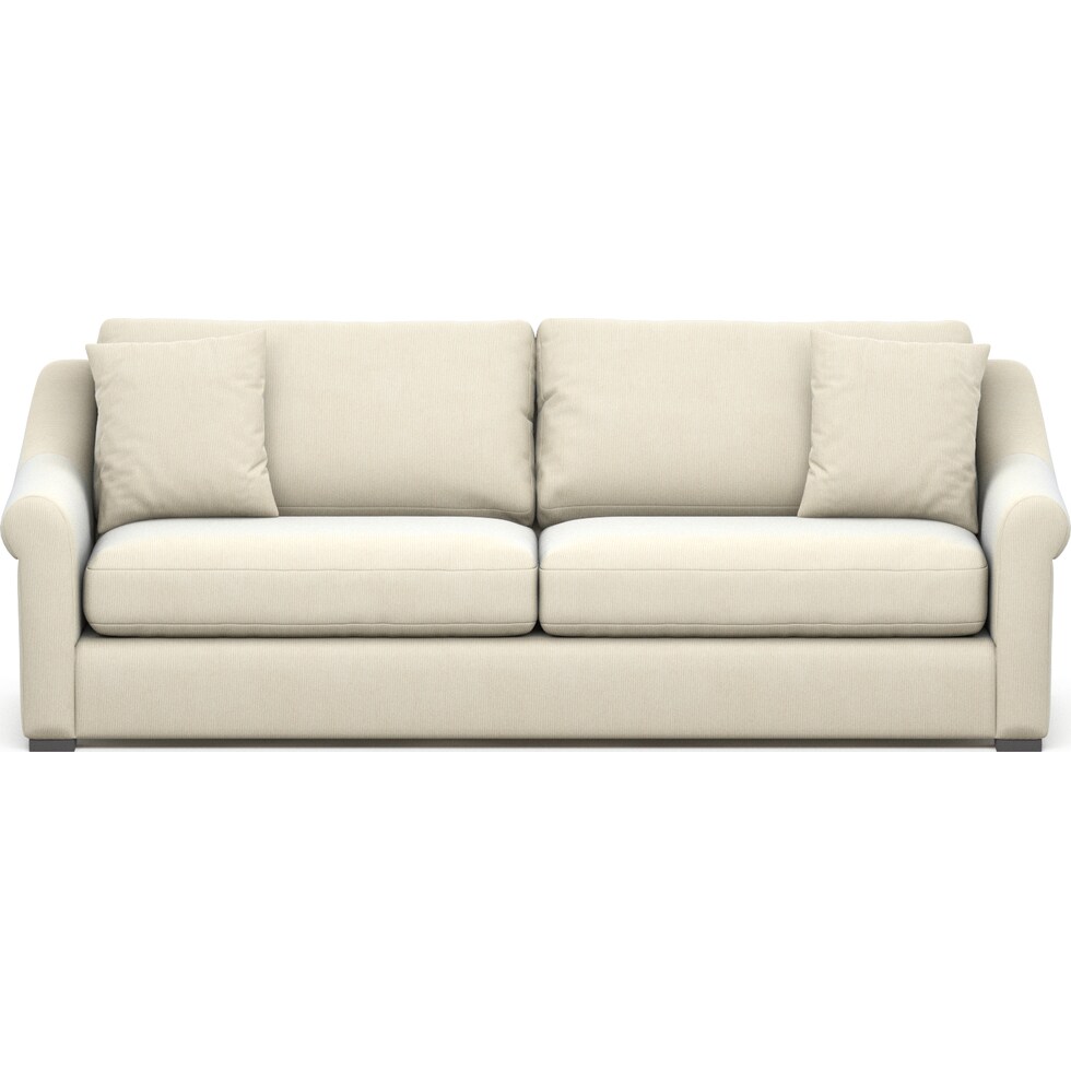 bowery white sofa   