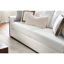 bowery white sofa   
