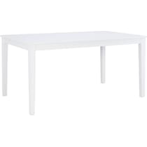 boyd white dining table   