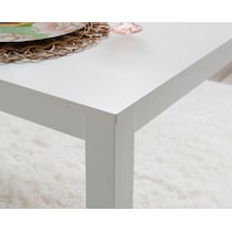 boyd white dining table   