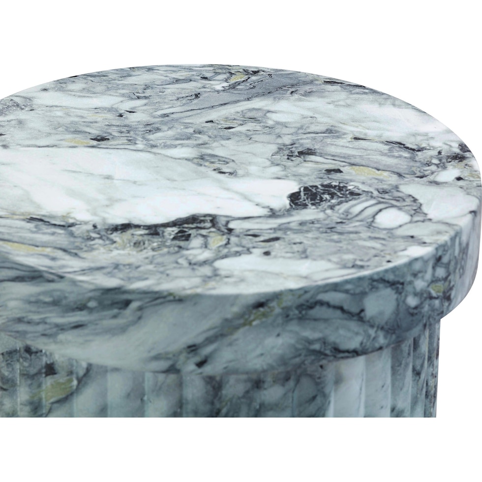 bozeman gray side table   