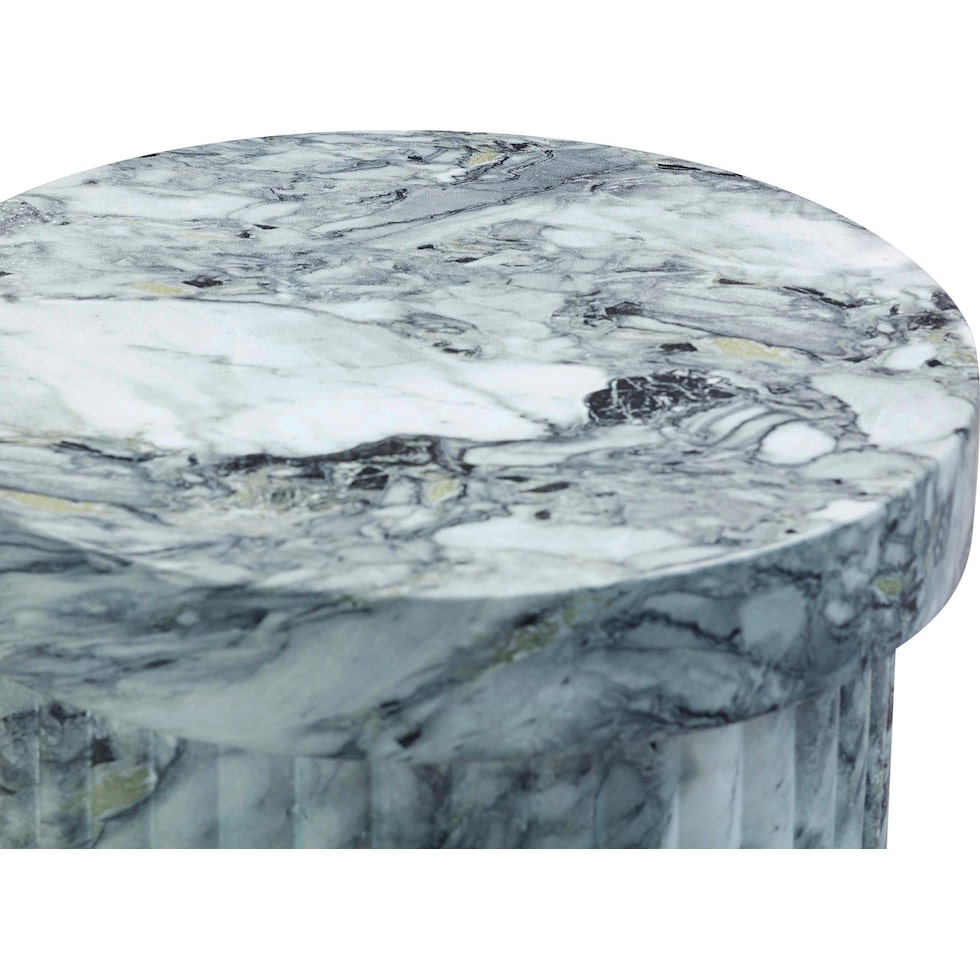 bozeman gray side table   