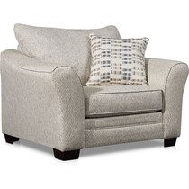 braden white chair   
