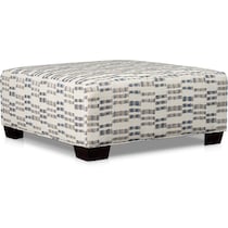 braden white ottoman   