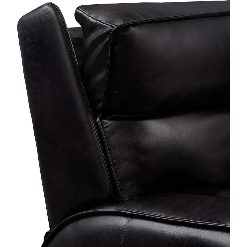 bradley black loveseat   