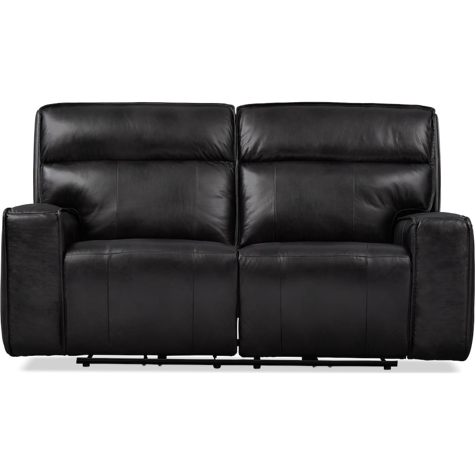 bradley black loveseat   