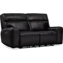 bradley black loveseat   