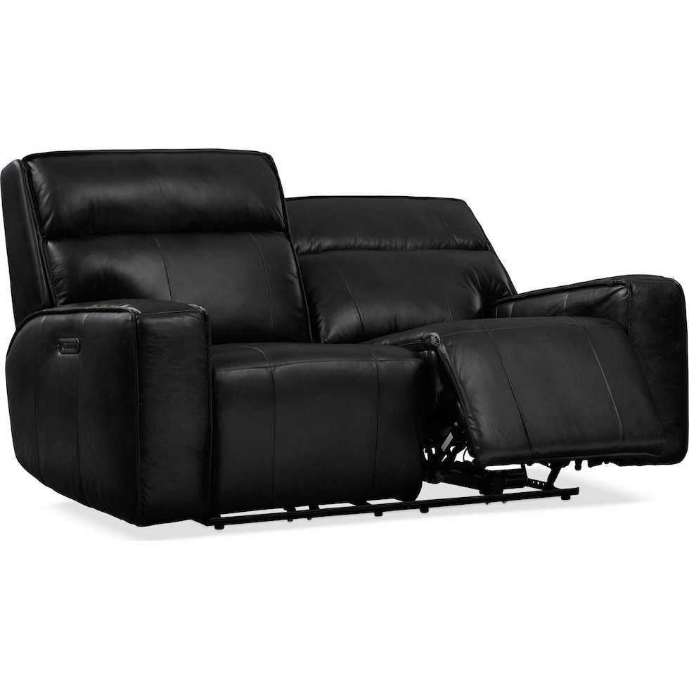 bradley black loveseat   