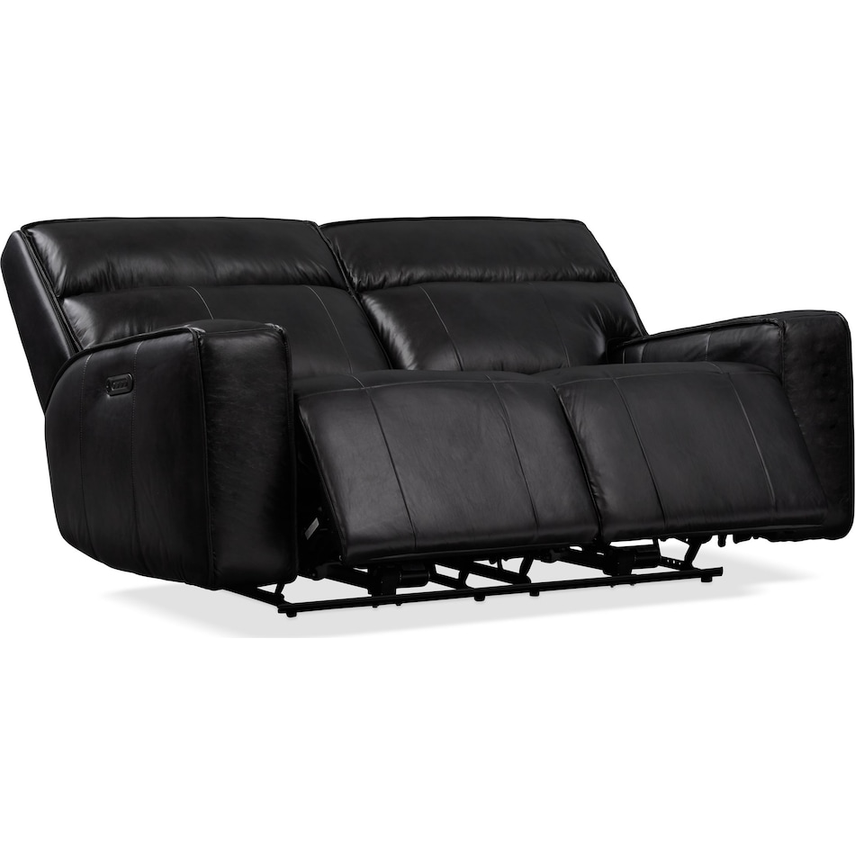 bradley black loveseat   