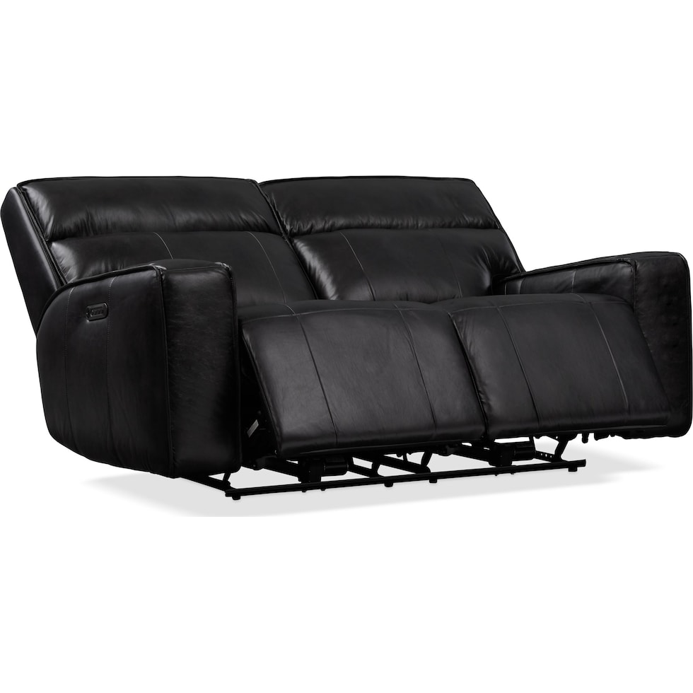 bradley black loveseat   