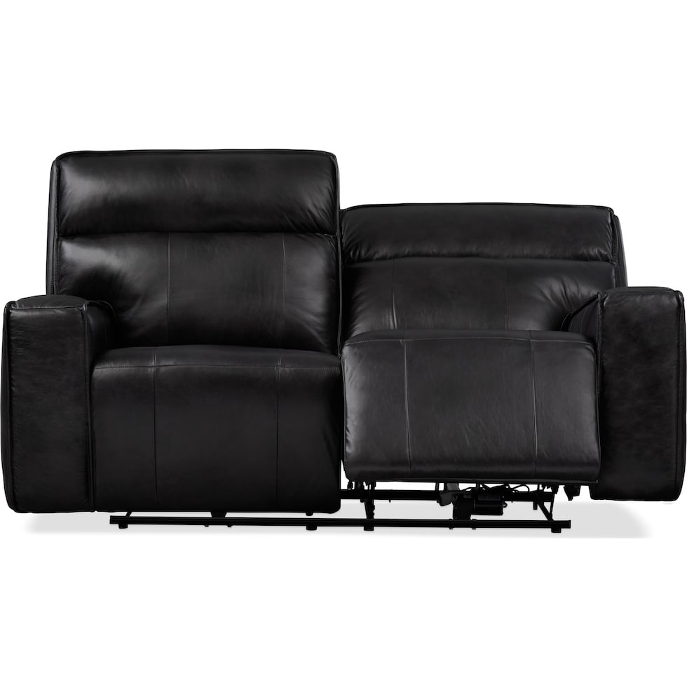 bradley black loveseat   