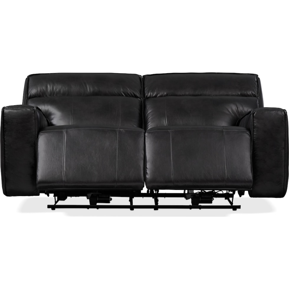 bradley black loveseat   