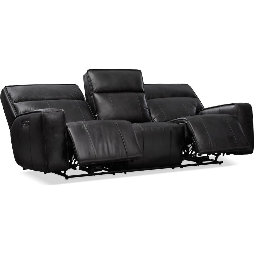 bradley black sofa   