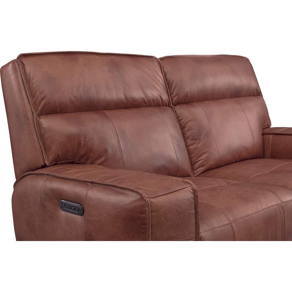 bradley dark brown loveseat   