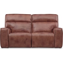 bradley dark brown loveseat   