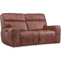 bradley dark brown loveseat   