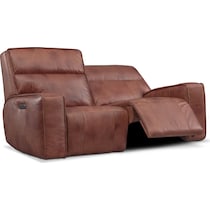 bradley dark brown loveseat   