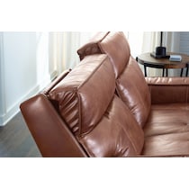 bradley dark brown loveseat   