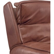 bradley dark brown recliner   