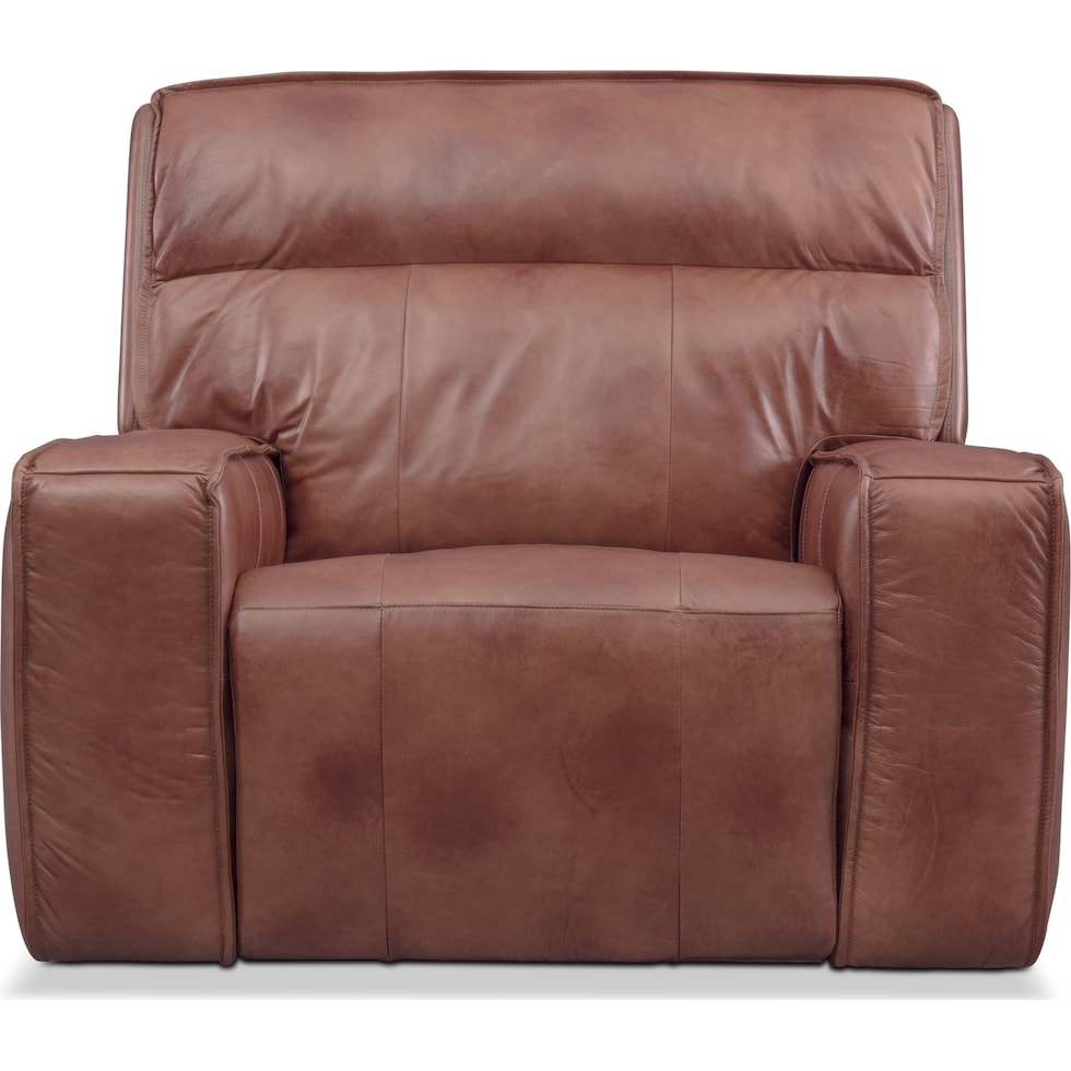 bradley dark brown recliner   