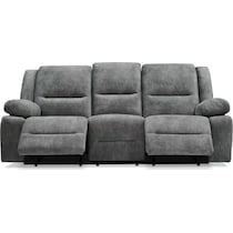 bradshaw gray  pc power reclining living room   