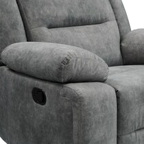 bradshaw gray manual recliner   