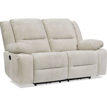 bradshaw neutral  pc manual reclining living room   