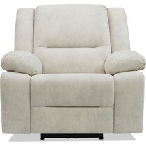 bradshaw neutral  pc manual reclining living room   