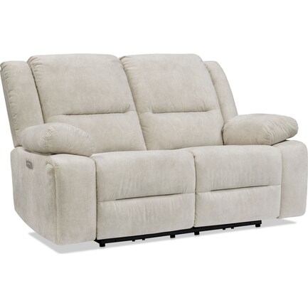 Bradshaw Power Reclining Loveseat - Taupe