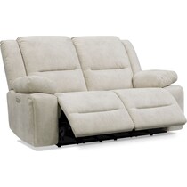 bradshaw neutral power reclining loveseat   