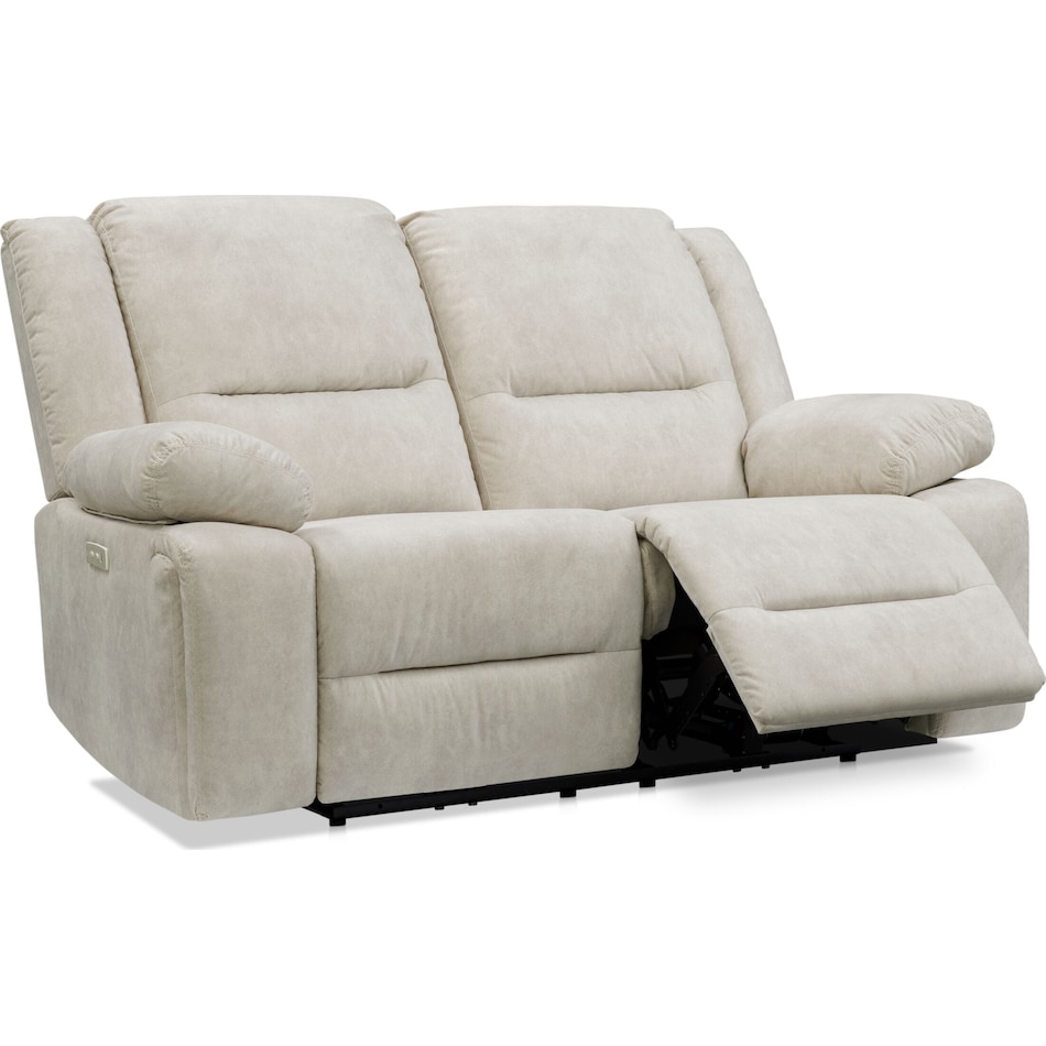 bradshaw neutral power reclining loveseat   
