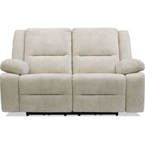 bradshaw neutral power reclining loveseat   