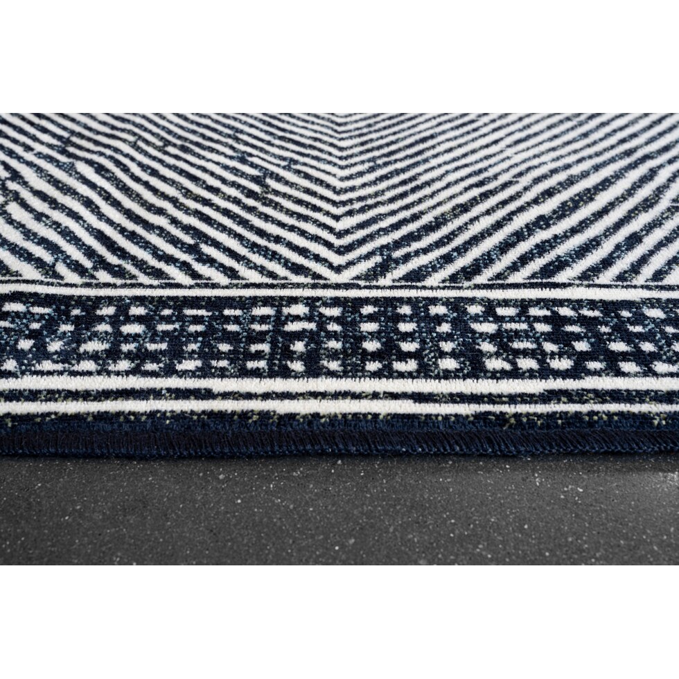 bram blue area rug  x    