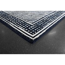 bram blue area rug  x    