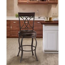 brandall dark brown counter height stool   