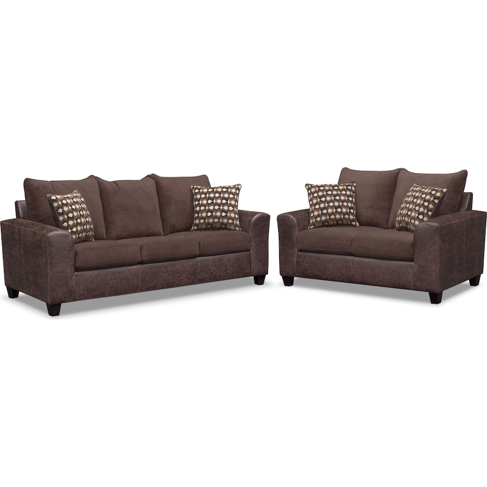 brando chocolate dark brown  pc living room   